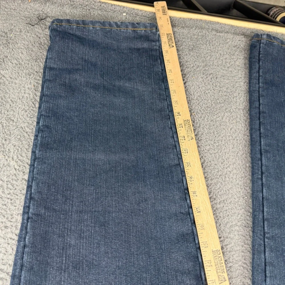 Lee Mens Relaxed Fit Fleece Lined Jeans Dark Wash Blue Denim 2055791 34x34